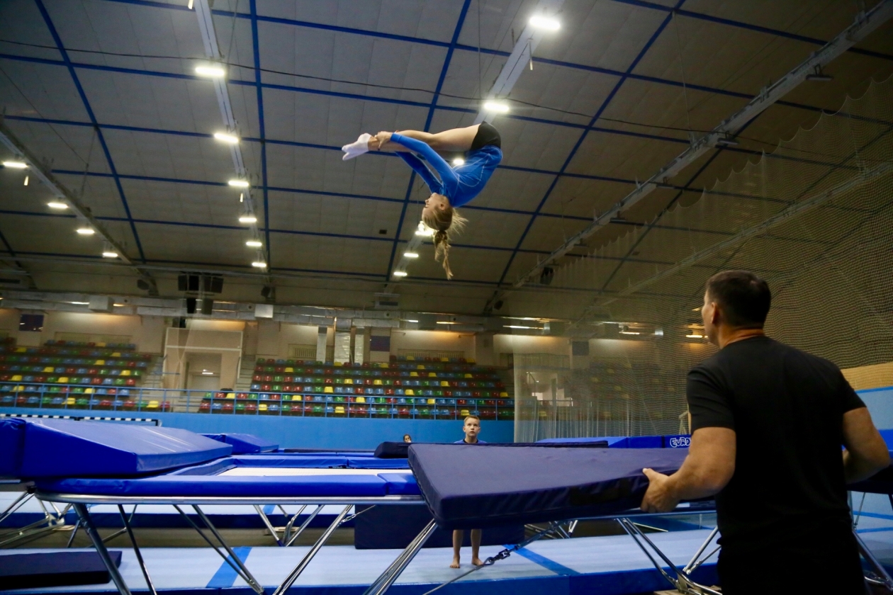 Олимпийский вид спорта батут