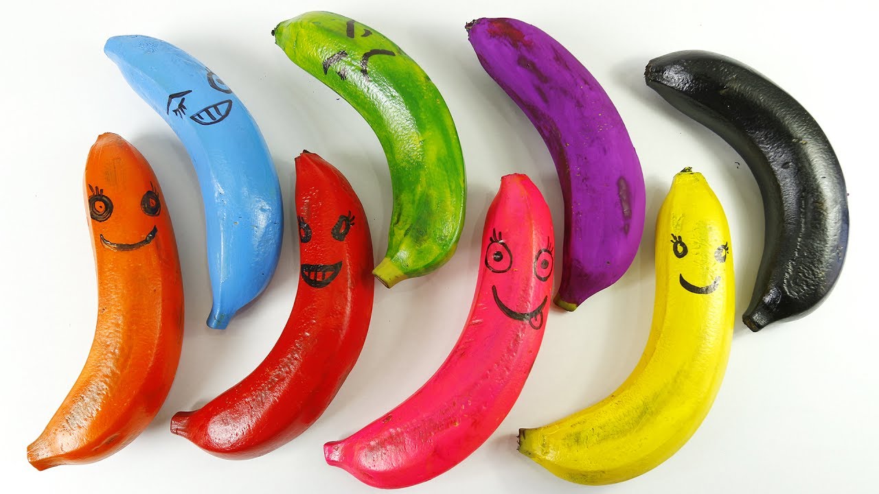 Какие бывают бананы. Разноцветные бананы. Синий банан. Сорта бананов. Разные цвета бананов.