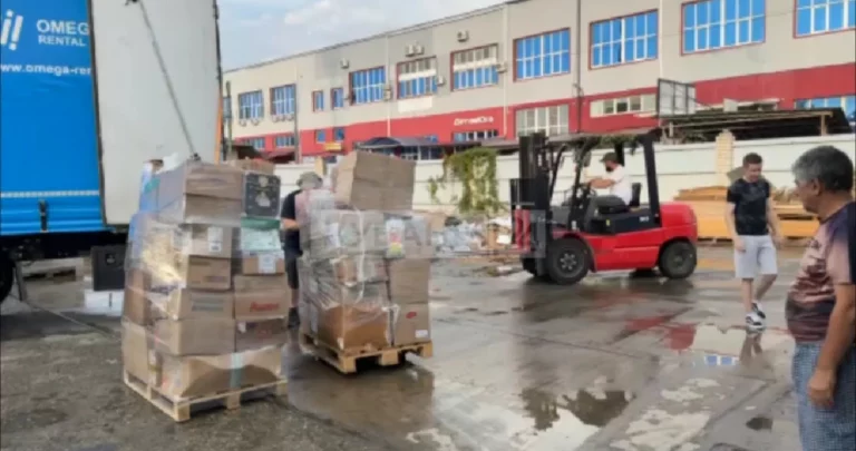 С Кубани отправили 200 тонн гуманитарной помощи в Курскую область